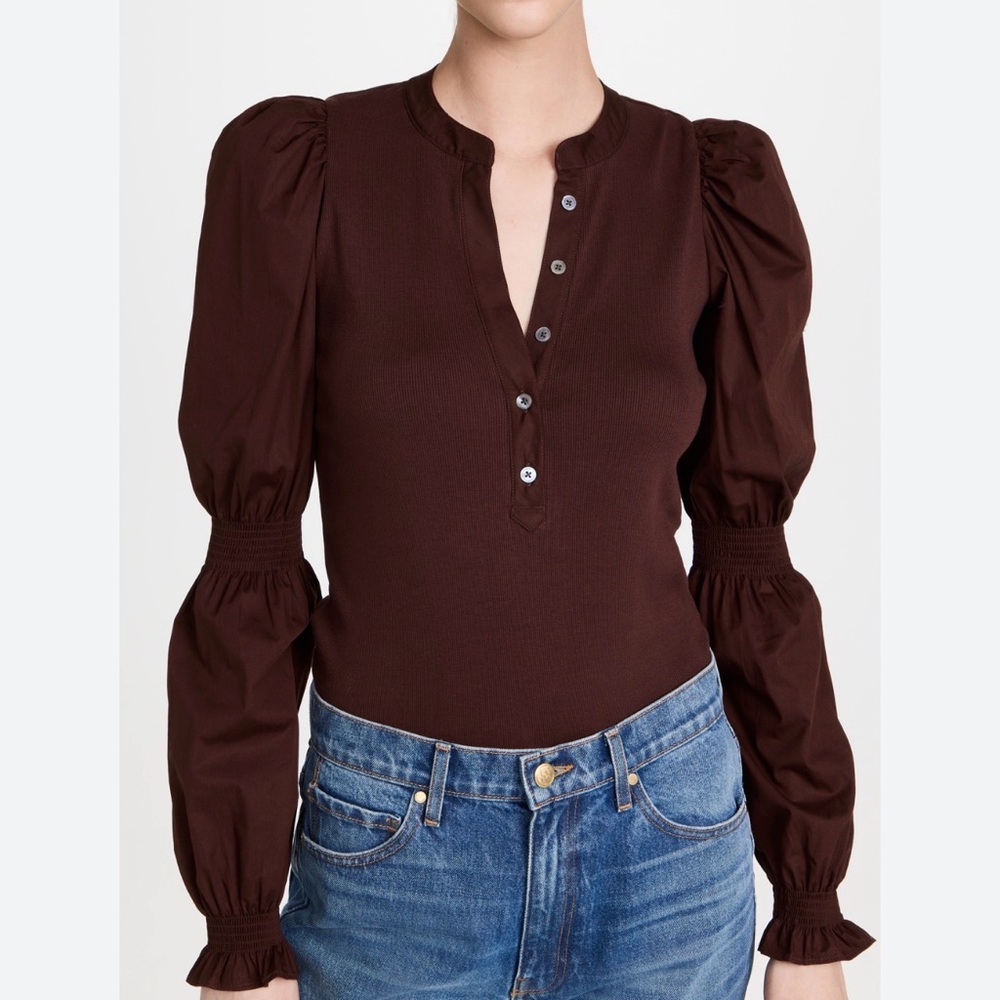 Veronica Beard Effy Puff-Sleeve